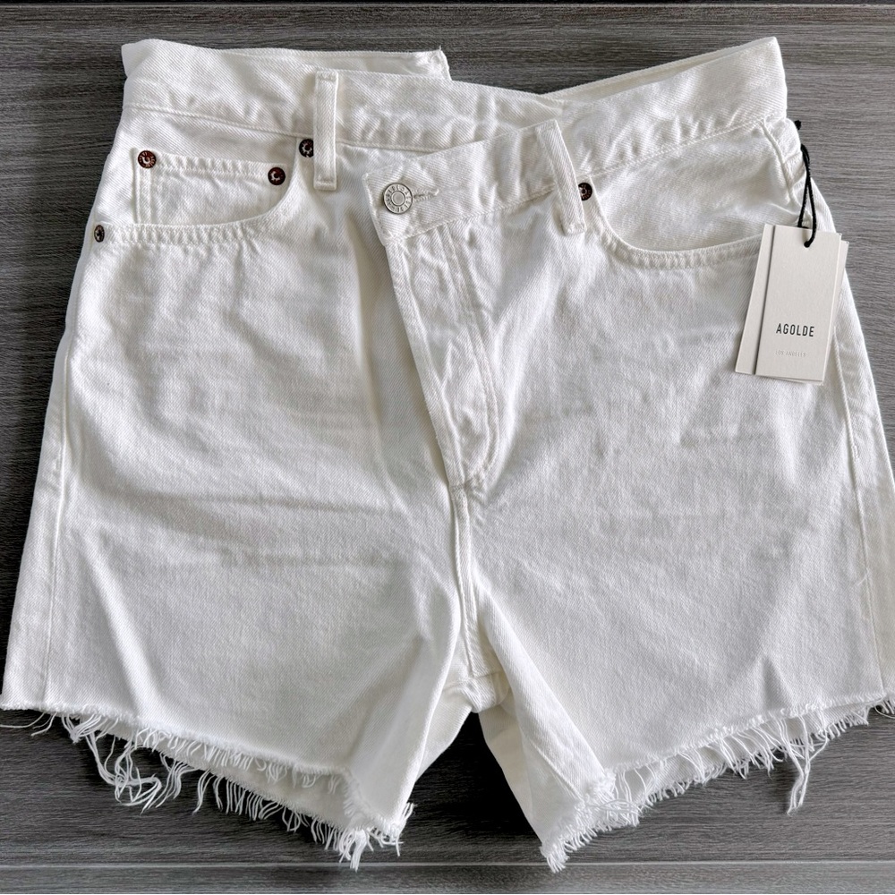 Agolde Criss Cross Shorts